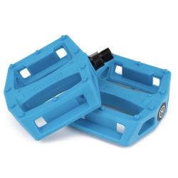 MISSION Impulse Plastic Pedals, Cyan Blue
